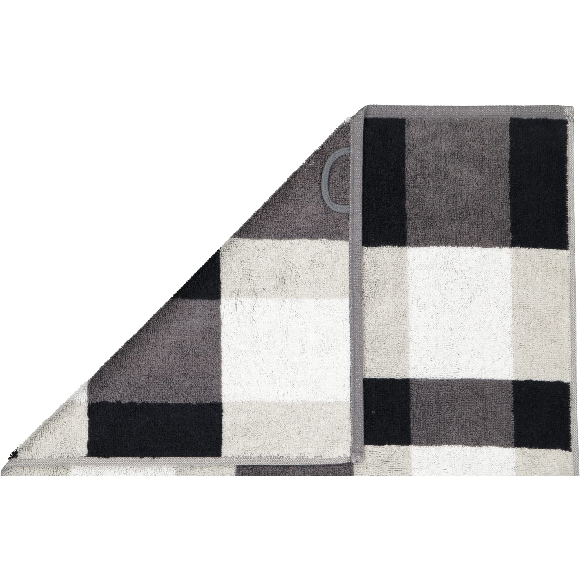 Cawö Home Ręczniki Delight Karo 6219 platyna - 77 ręcznik kąpielowy 70 x 140 cm