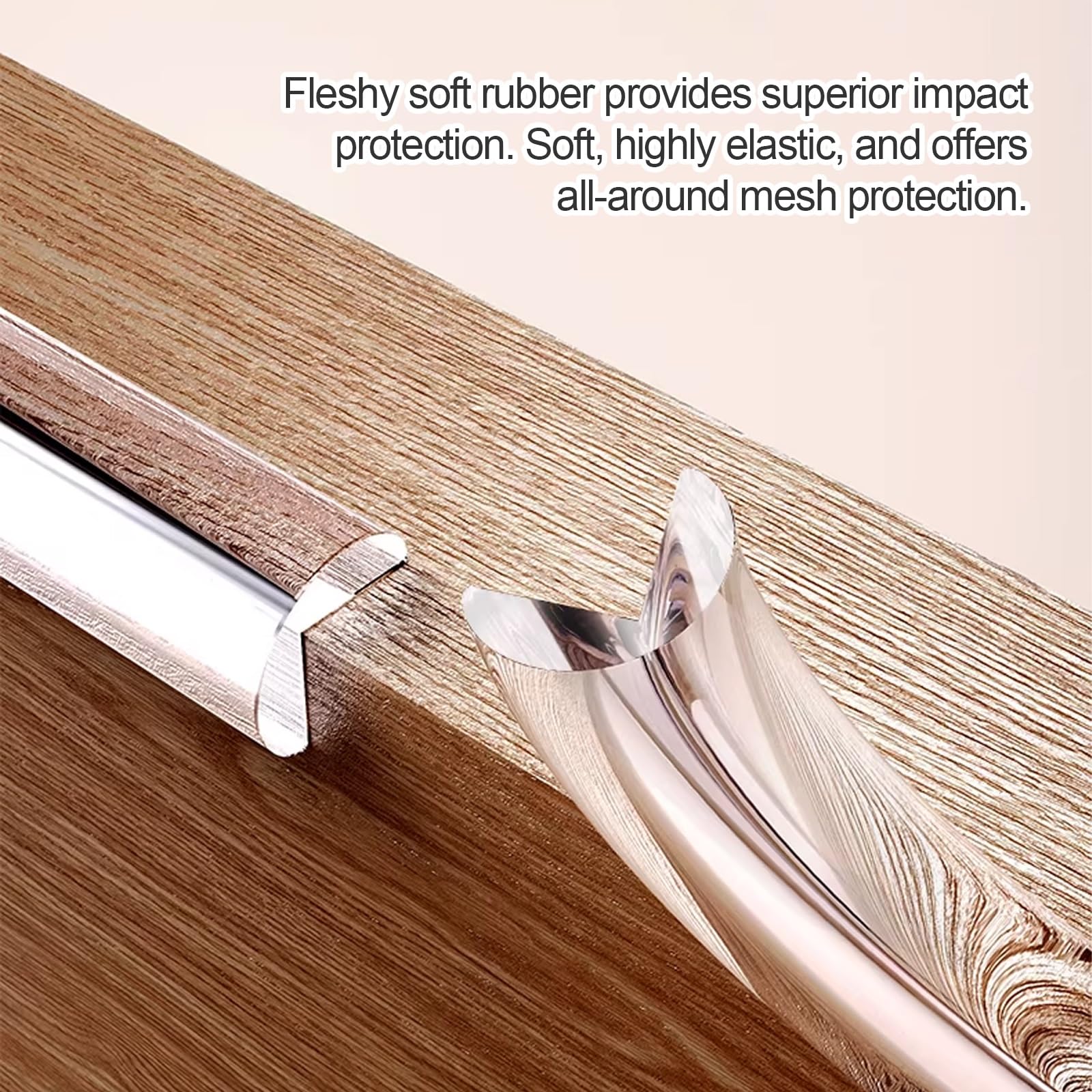 Protectores de esquinas, protectores de bordes de seguridad para muebles, material de PVC, almohadillas acolchadas de seguridad para bebés para esquinas afiladas y bordes de mesa