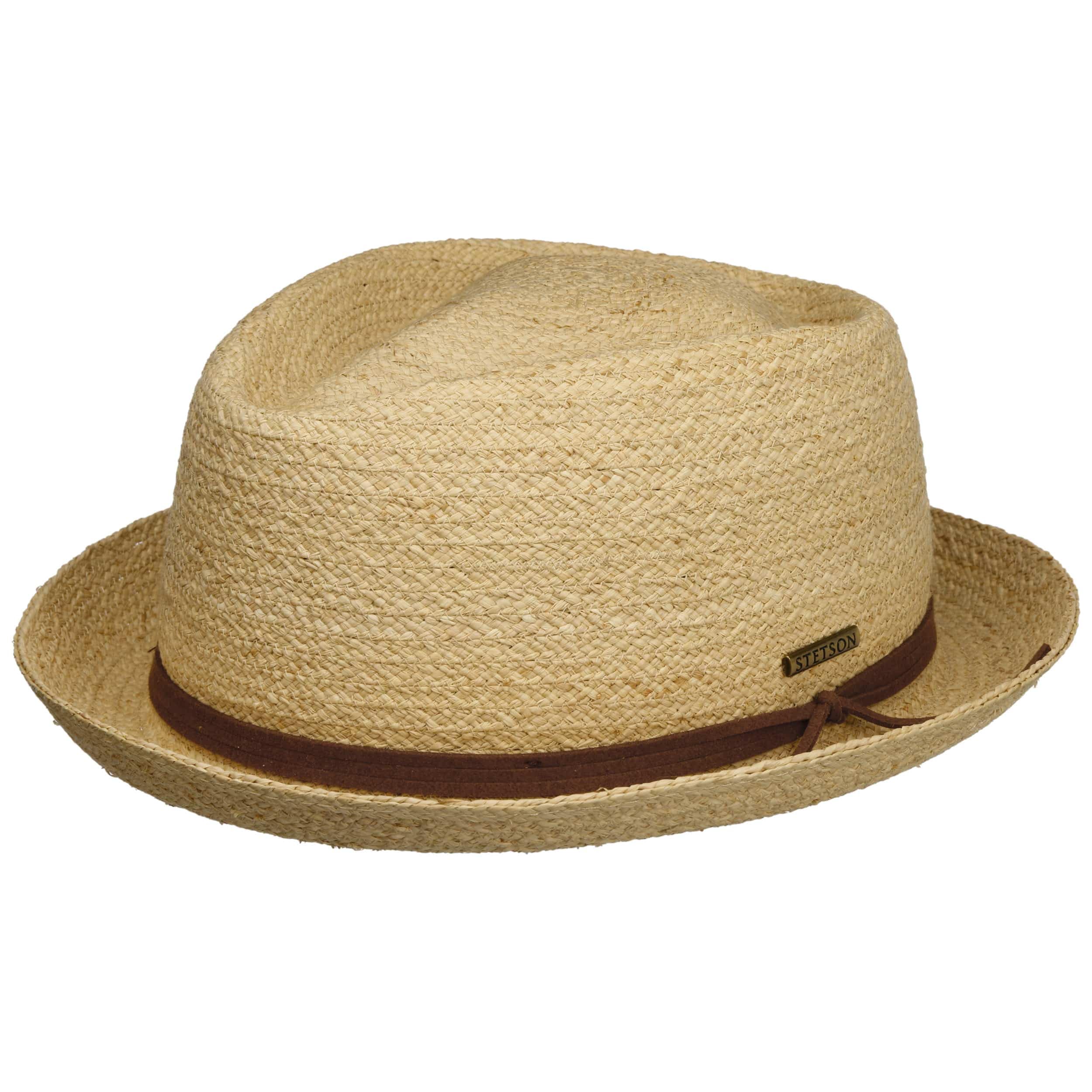 Stetson Women's Nature Uni Diamond Raffia Hat Unisex Diamond Shape Leather Band Uv Protection Summer