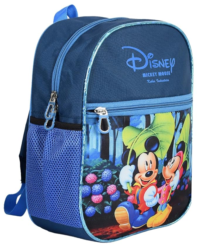 Fun Homes Disney Mickey Minnie Mouse 13 inch Polyster School Bag,Backpack for Kids, Blue (Fun0761) at Rs. 136