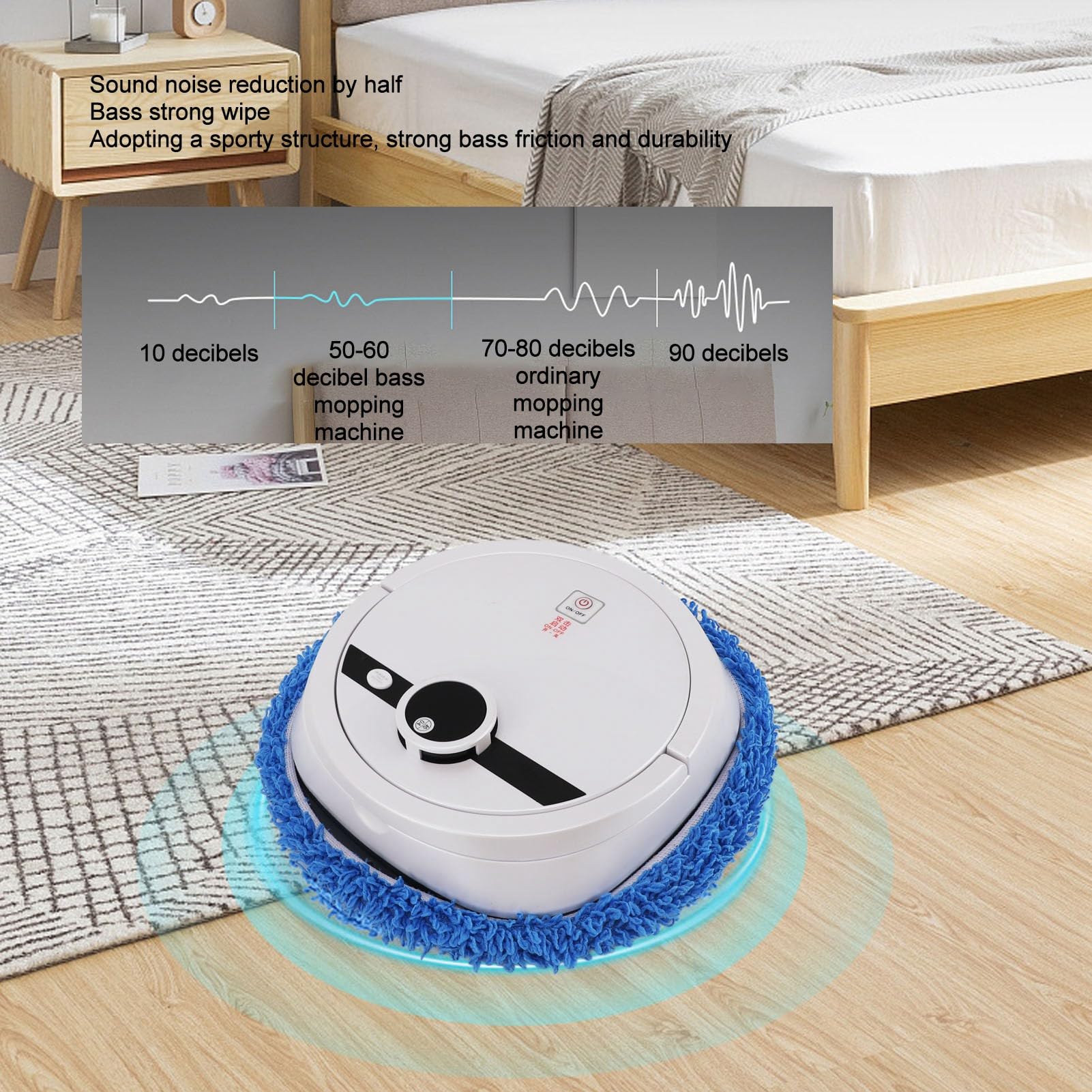 フローリングお掃除ロボット Amazon.co.jp : 自動床拭きロボット、2 in 1ロボット掃除機とモップ