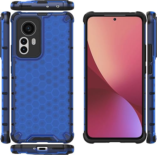 Miniatura 10 de Funda para Xiaomi 12T Pro 5G, Funda para Xiaomi 12T Pro 5G Case 2-en-1 Funda para teléfono Funda Azul