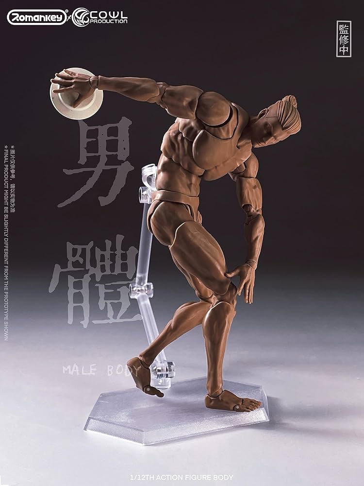 1/12 Romankey x COWL 超可動男性素体 (日焼け肌) Amazon.co.jp: Romankey x COWL 超可動男性素体 [日焼け肌] 1/12