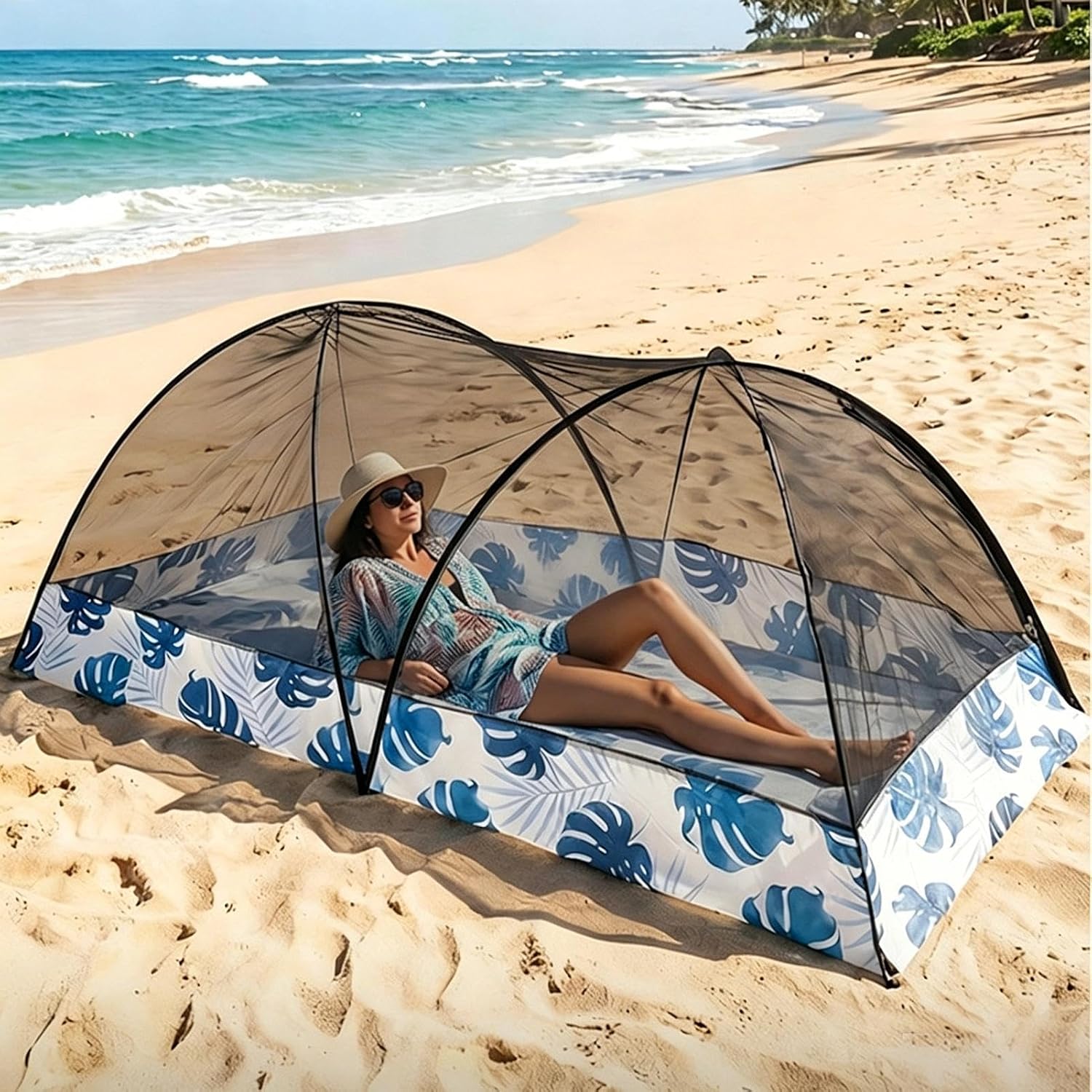 Sleeping Net,Foldable Fly Protection Netting Barrier,Bed Sleep Mesh Net | for Adults Family Sleeping Outdoor Tent Backpacking Travel Bedroom Dormitory Patio