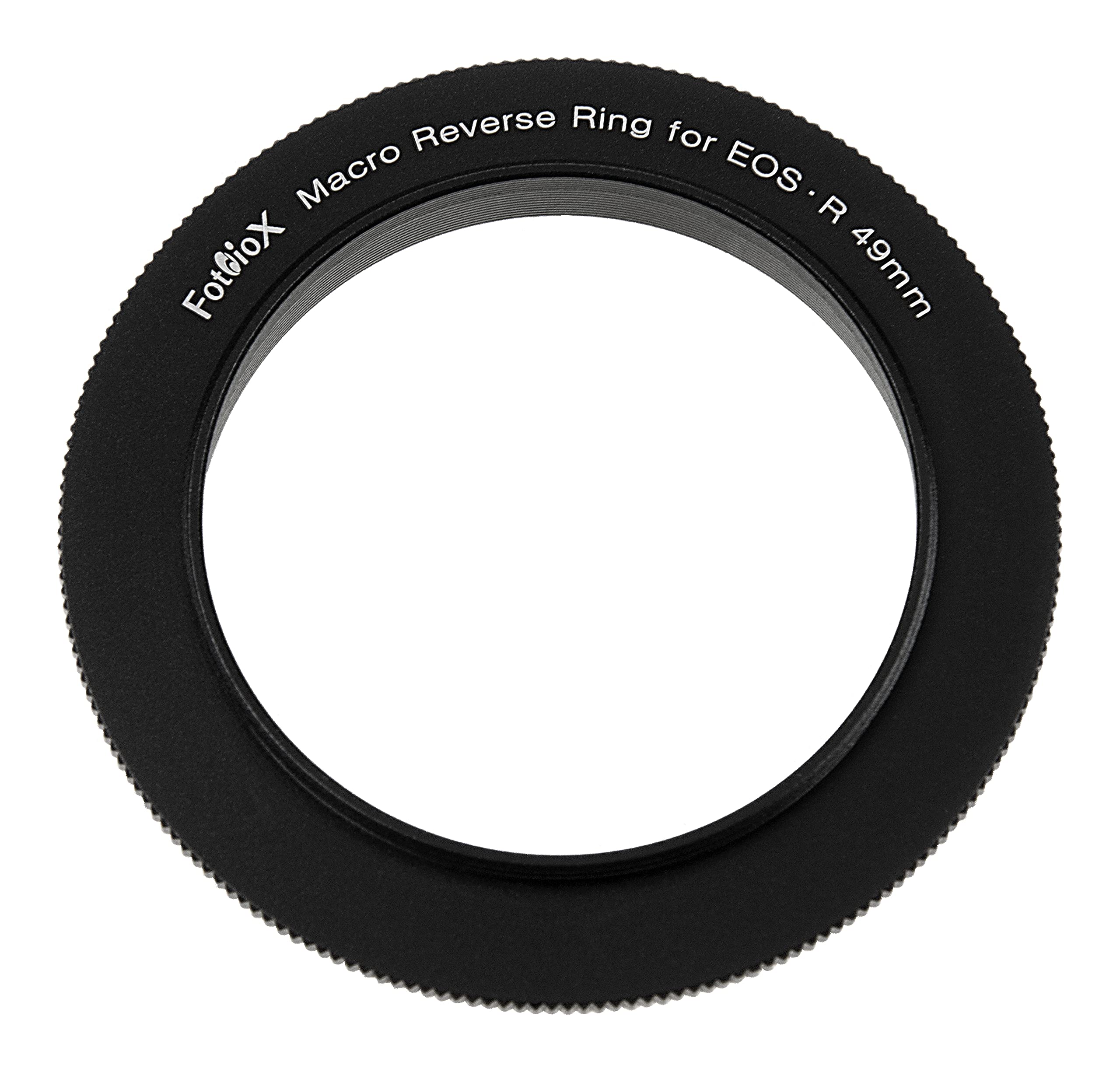 Fotodiox Macro Reverse Ring 49mm Compatible with Canon RF - Camera Mount to 49mm Filter Thread Adapter for Canon RF Mount Mirrorless Cameras, Black (