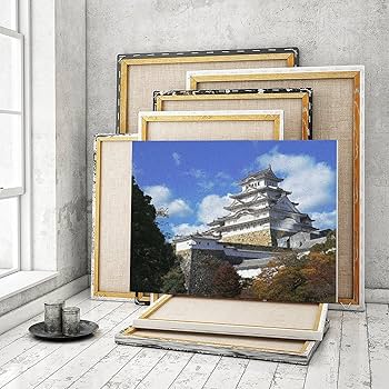 油絵「秋の陽光」 夜明け 油絵 Oilpainting 22.5cmx30cm 4号 木製パネル | Ateli