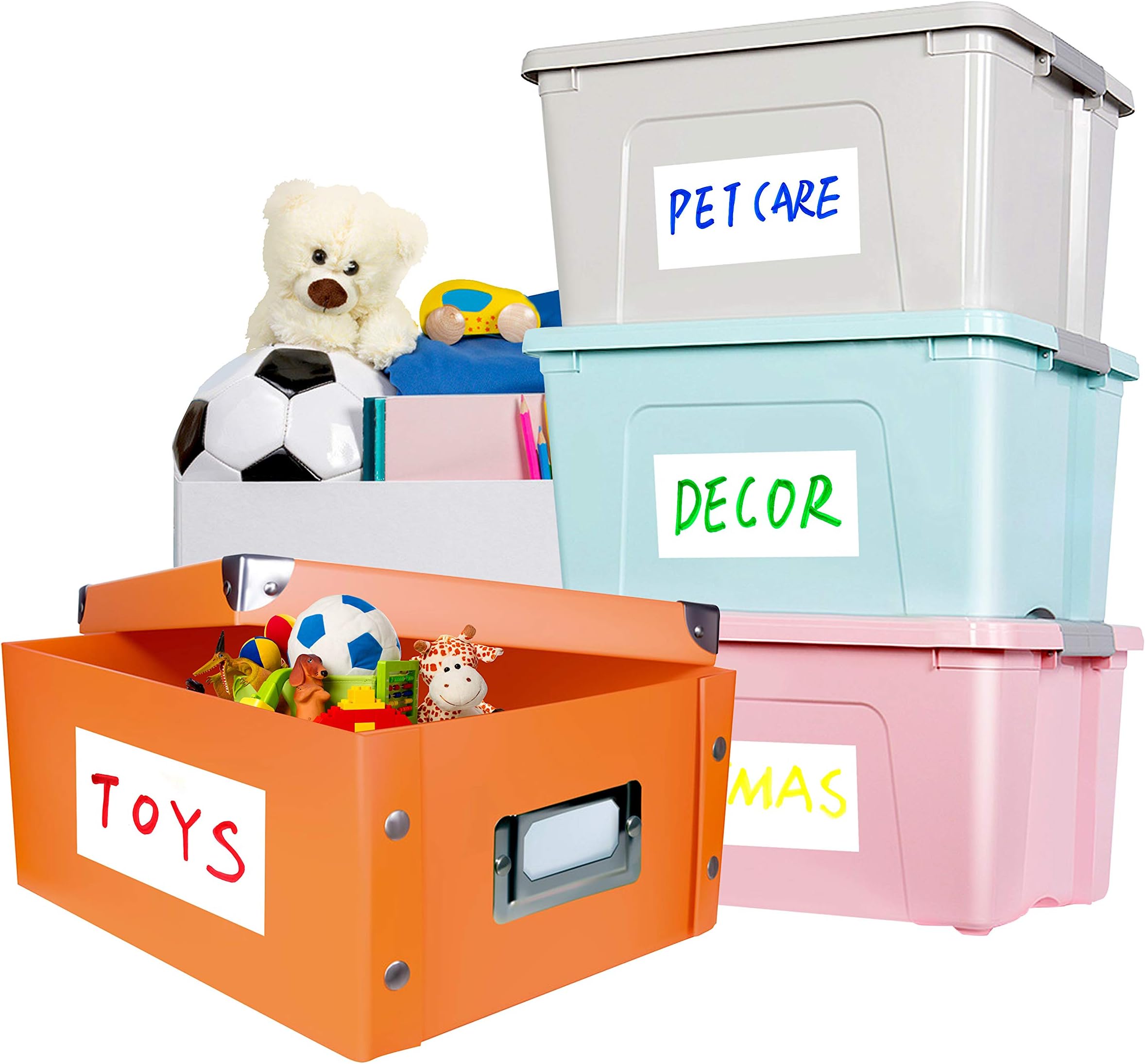 ToteScan Intelligent QR Labels for Organization/Moving/Storage (45