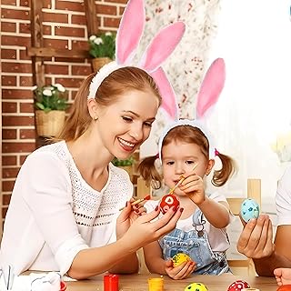 توكة طوق رأس أرنب مرحة - إكسسوار شعر ممتع وأنيق مصمم على شكل آذان أرنب، مثالي للحفلات ومناسبات التنكر، وتعزيز مظهرك الاحتفالي.