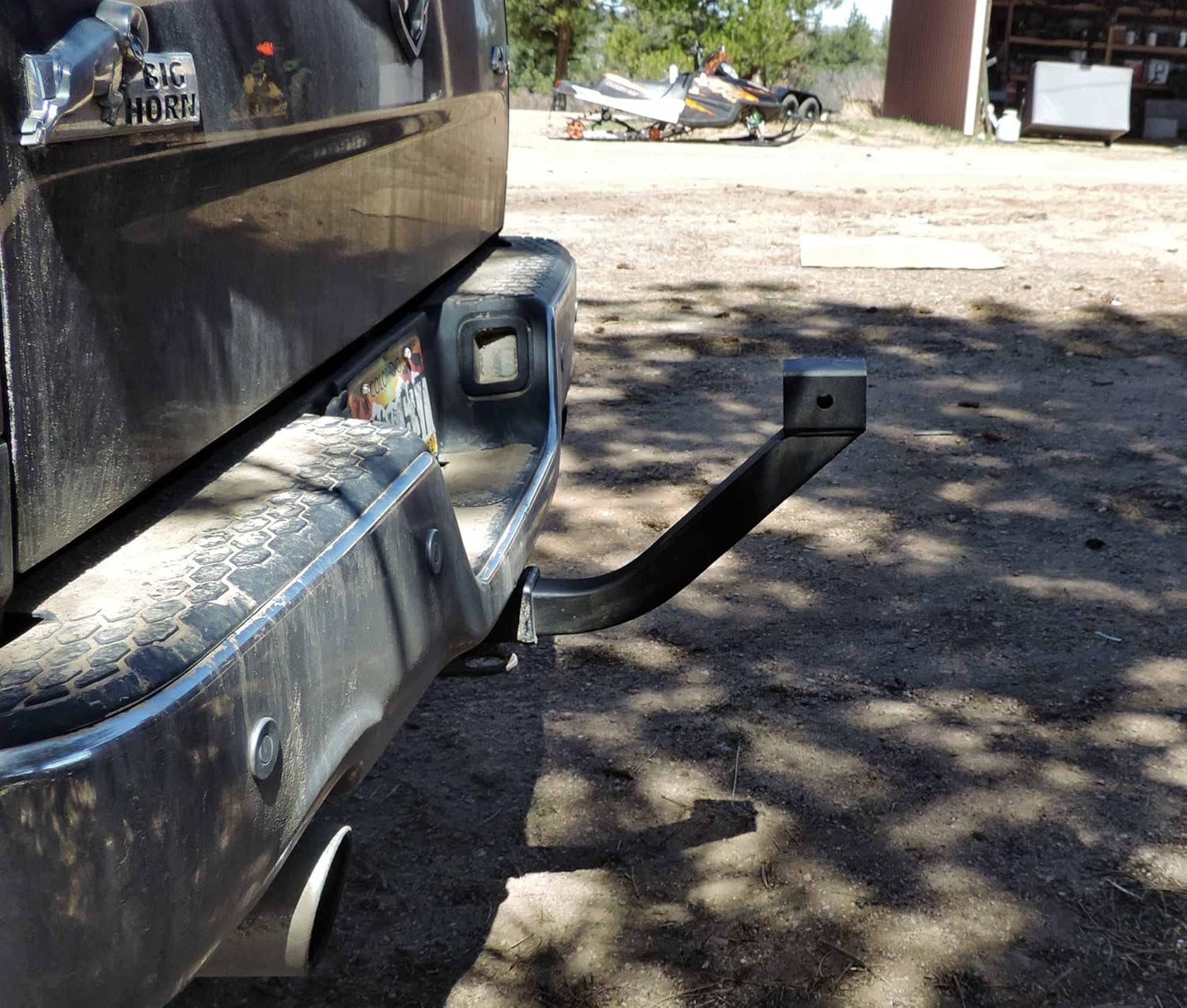 Heavy Duty 2" Receiver Hitch Riser – High Strength Powder Coated Steel – 2-Inch Rise – Made in USA U-5044