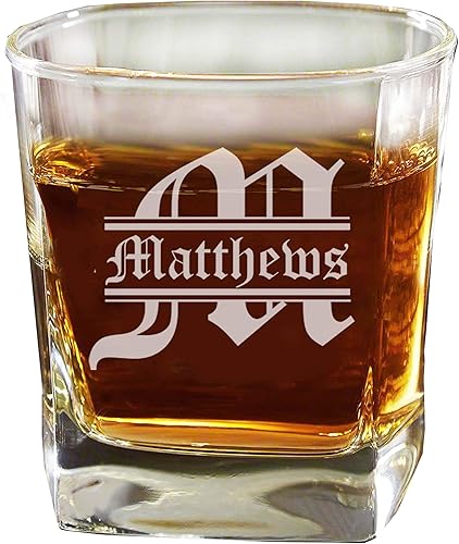 My Personal Memories, Vaso de cristal de whisky personalizado personalizado con piedras cuadradas, fiesta de boda, padrinos de boda, día del padre,