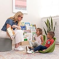 Vista 69 de ECR4Kids Leaf Asiento de suelo, silla mecedora, morado, 6 piezas