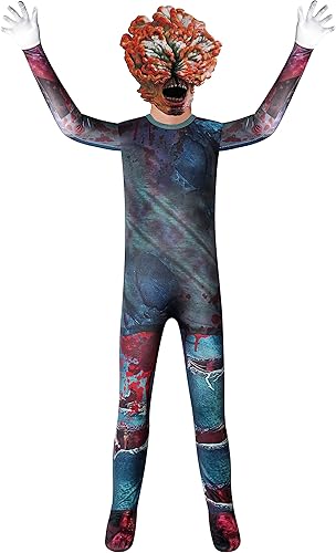 Vermeyen Last of Us - Disfraz de clickers para niños, disfraces aterradores para niños, conjunto de cosplay de Halloween