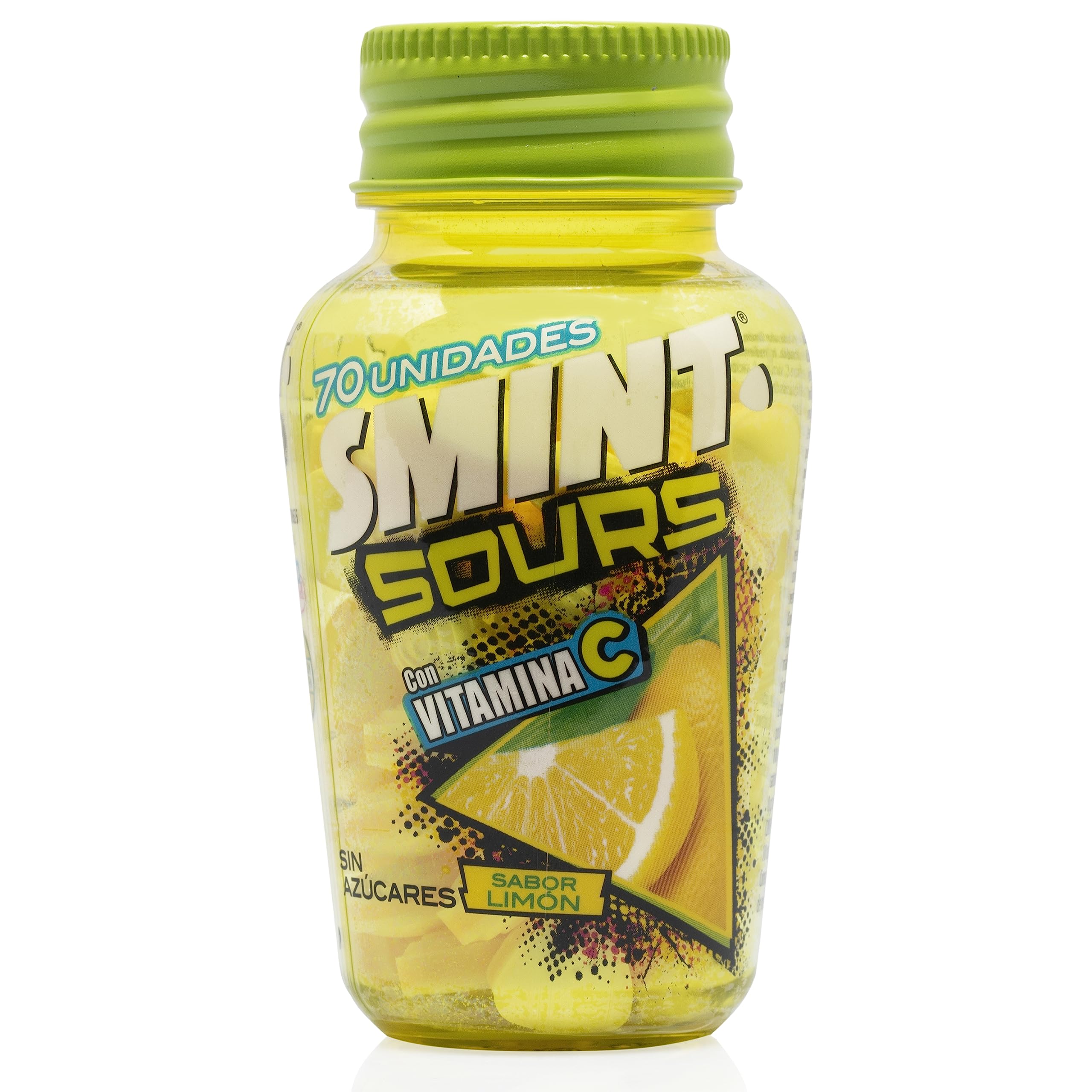 Smint Sours Limón Caramelo Comprimido Sin Azúcar 6 x 49 g 294 g