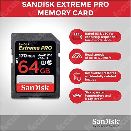 Miniatura 5 de Sony A6400 - Cámara digital sin espejo (solo cuerpo) con tarjeta SDXC de 64 GB de alta velocidad, kit de filtro, 3 baterías, cargador USB, Corel