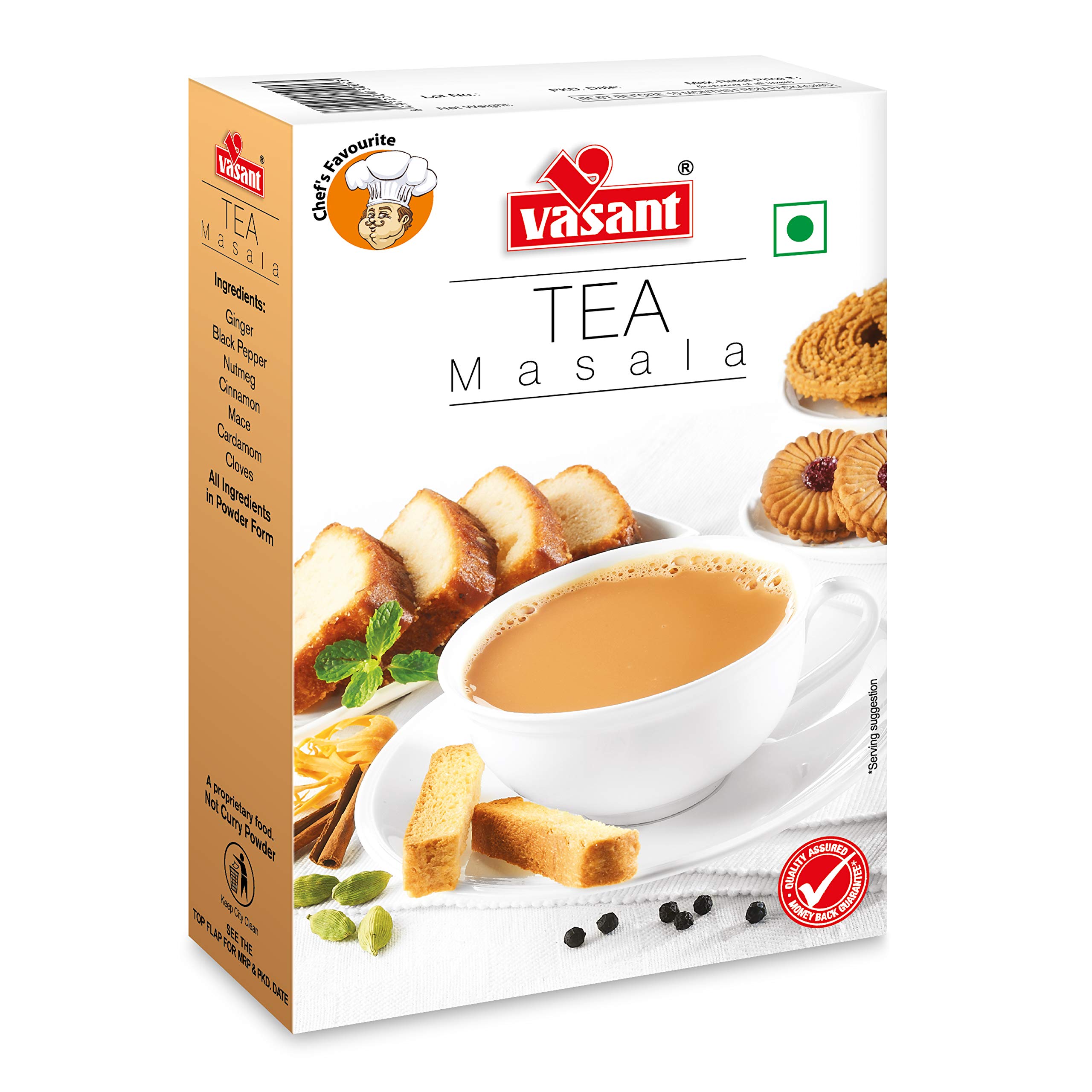 VASANT Masala Tea Combo | Pack of 2 | Masala Tea | Tea Masala | Chai Masala | Masala Chai | Ginger | Black Pepper | Cardamom | Cloves | Indian Spices Masala | Vegetarian | 50 gm each (B073JDPX24) Amazon Price History, Amazon Price Tracker
