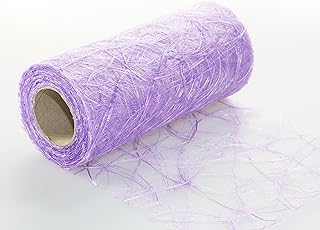 Unbekannt 25 m x 20 cm Chemin de Sizoweb Chemin de Table en Non-tissé Lilas Lavande Violet pour Mariage