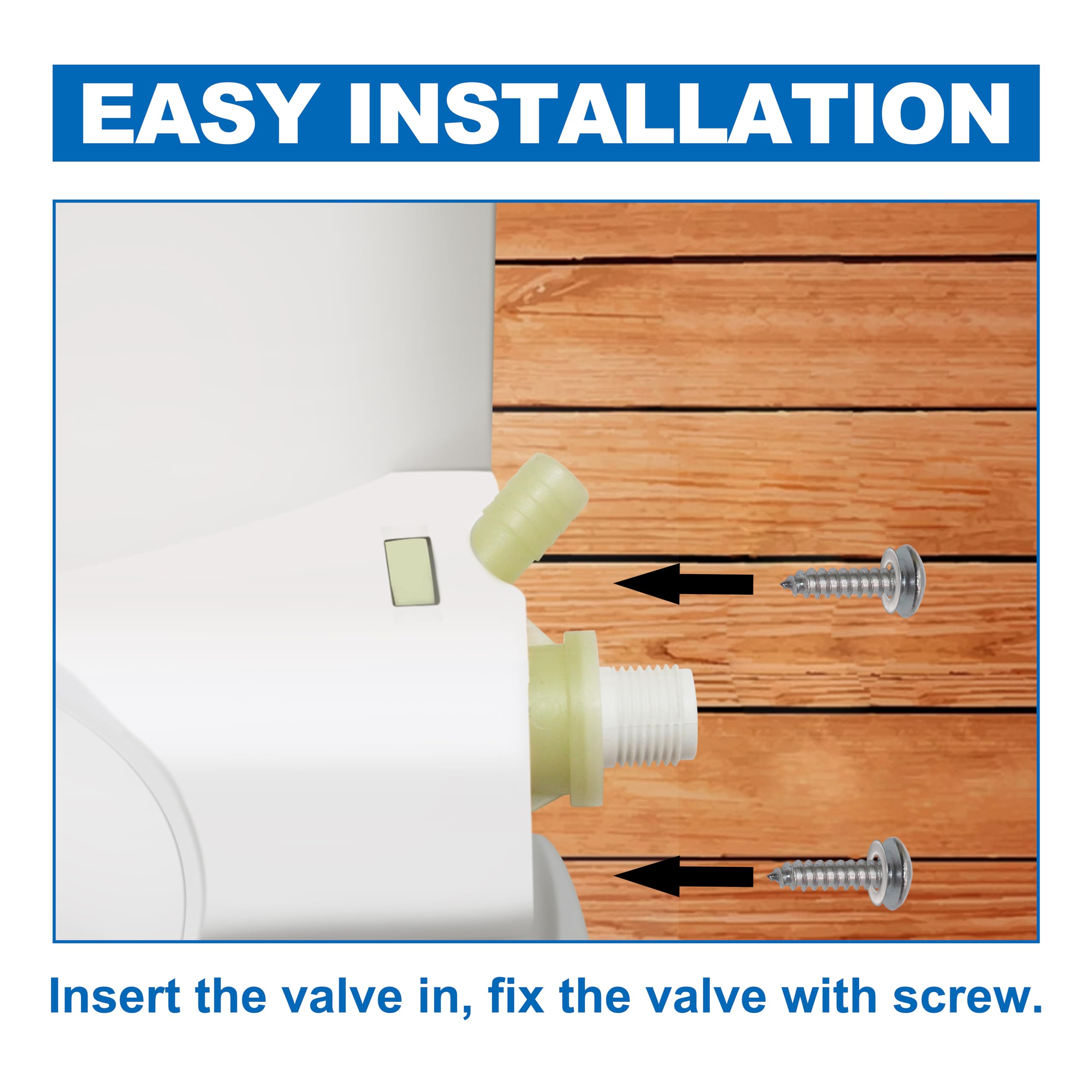 2 Pack RV Water Valve Assembly 385311641 Replacement For