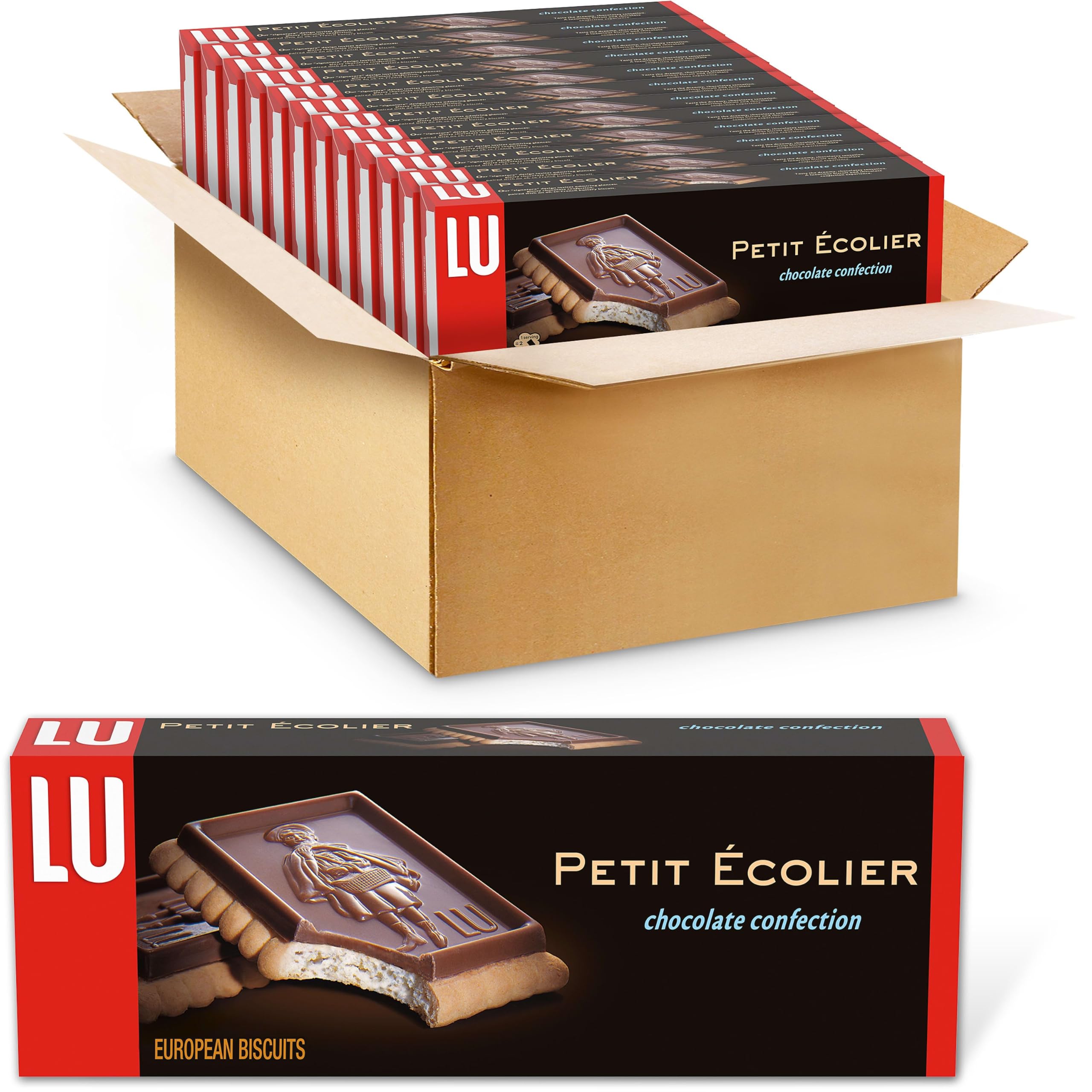 Amazon.com: Lu Petit Ecolier European Milk Chocolate Biscuit