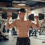 SONGMICS Dumbbells Set, with Extra Barbell Bar, 44 lb, Weight Adjustable, Fitness Training, Home Gym, 1 Pair, Black USYL20HBK