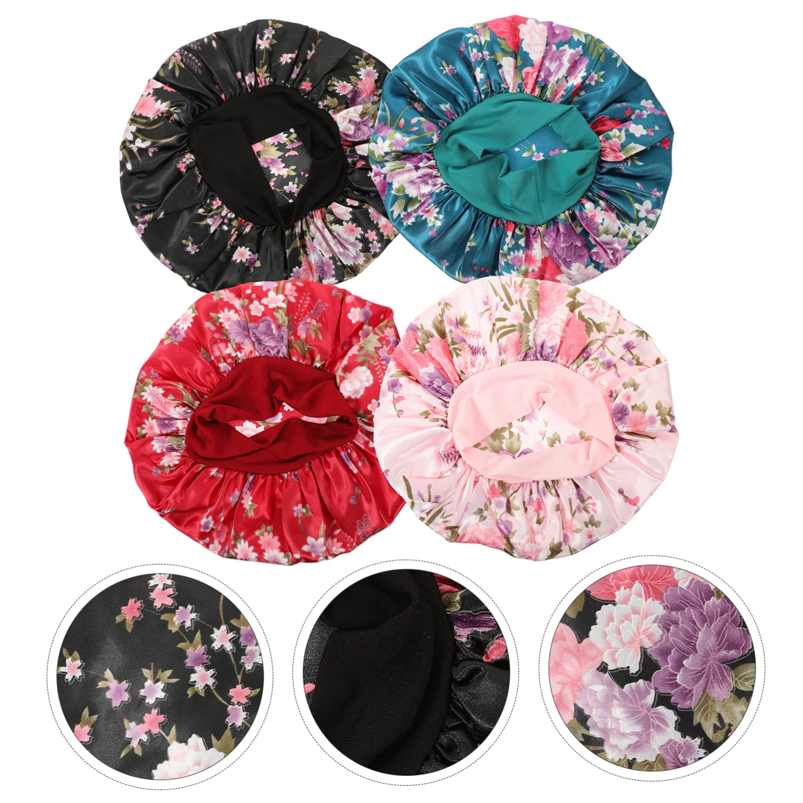 Healeved 12piezas Gorro De Ducha Doble Capa De Protección Para Cabello Baños Spas y Ducha