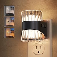 Vista 35 de L LOHAS LED Luz nocturna, paquete de 2 luces nocturnas de burbujas de 3000 K enchufables a la pared, luces nocturnas acrílicas con sensor de luz