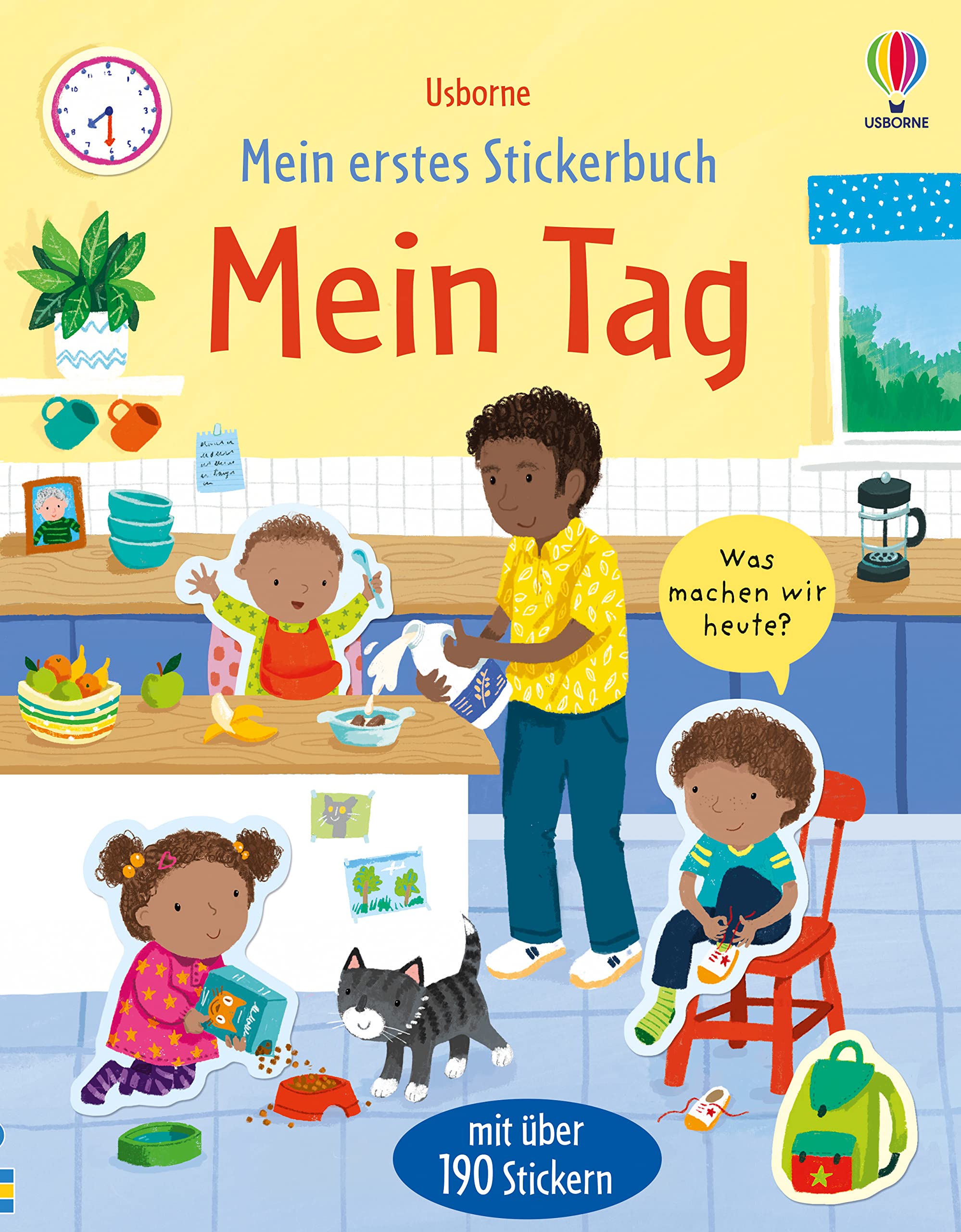 Mein erstes Stickerbuch: Mein Tag: mit über 190 Stickern