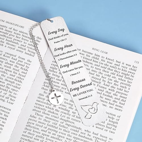 Miniatura 5 de Regalos cristianos para mujeres, marcador inspirador de versículos bíblicos para amantes de los libros, regalos de Navidad para mamá, niños, amigos,