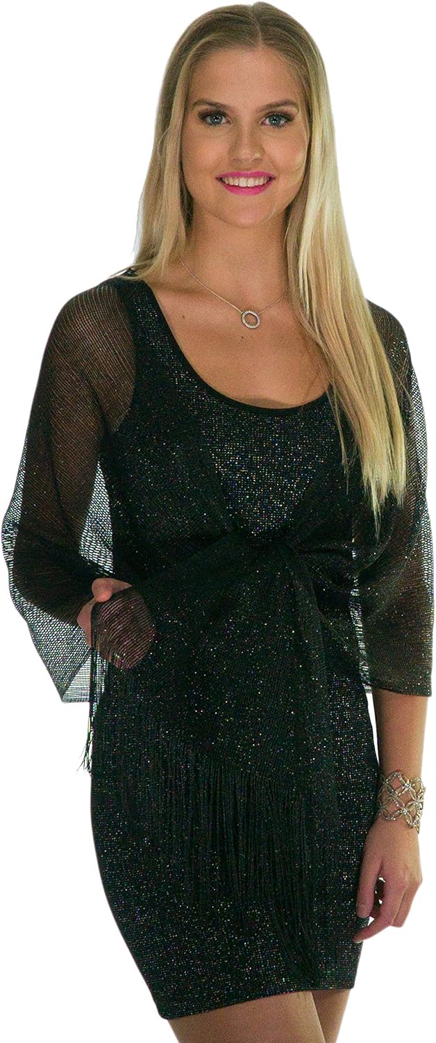 ShineGlitz Shawls and Wraps for Evening Dresses, Metallic Glitter Shawls for Women, Sparkling Wedding Giving Shawl Gift - Image 4