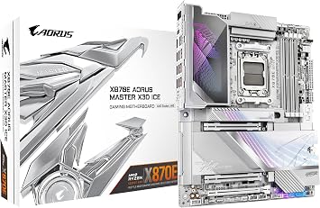 GIGABYTE X870E AORUS MASTER X3D ICE ATX MOTHERBOARD MB6870