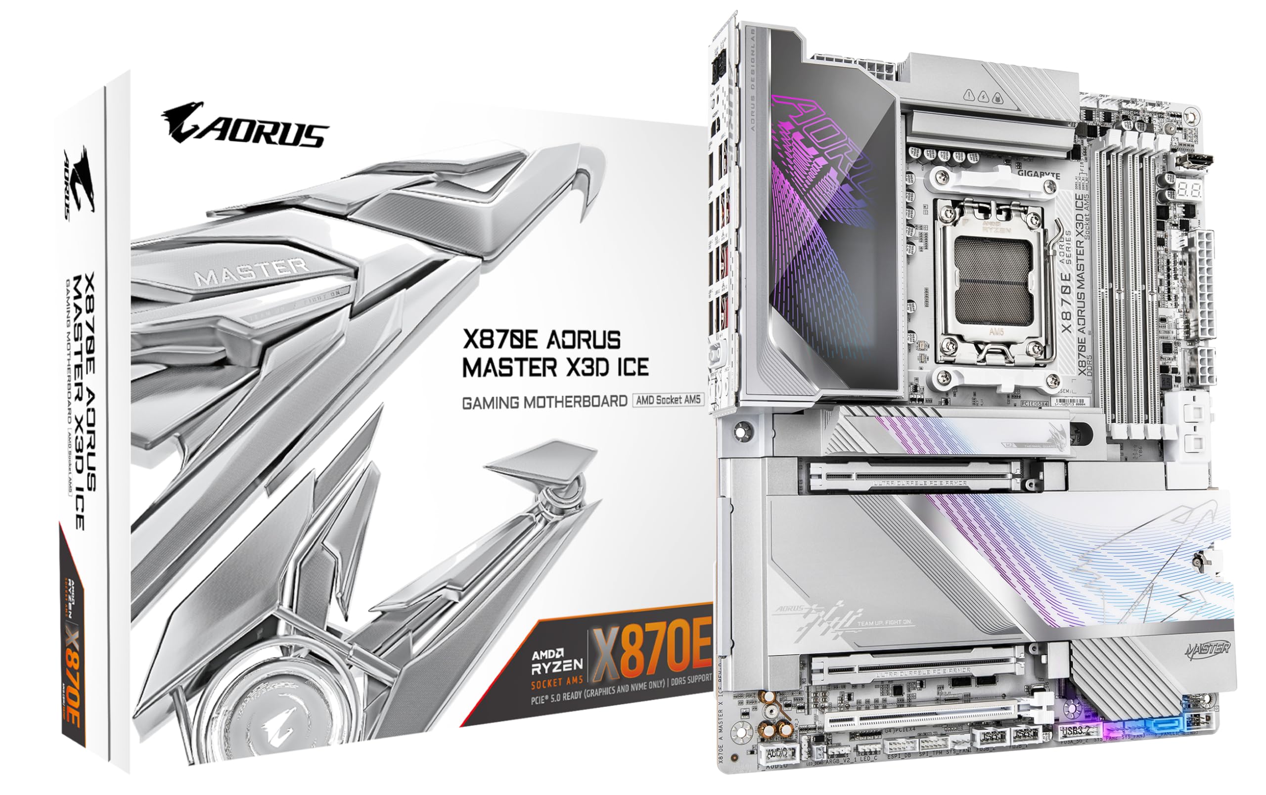 Amazon | GIGABYTE X870E AORUS MASTER X3D ICE ATX マザーボード