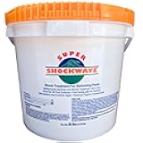 Super Shockwave Pool Shock – 73% Cal-Hypo Granular Sanitizer for Crystal Clear Water – Defends Against Bacteria, Algae, and Microorganisms - 25 Pounds