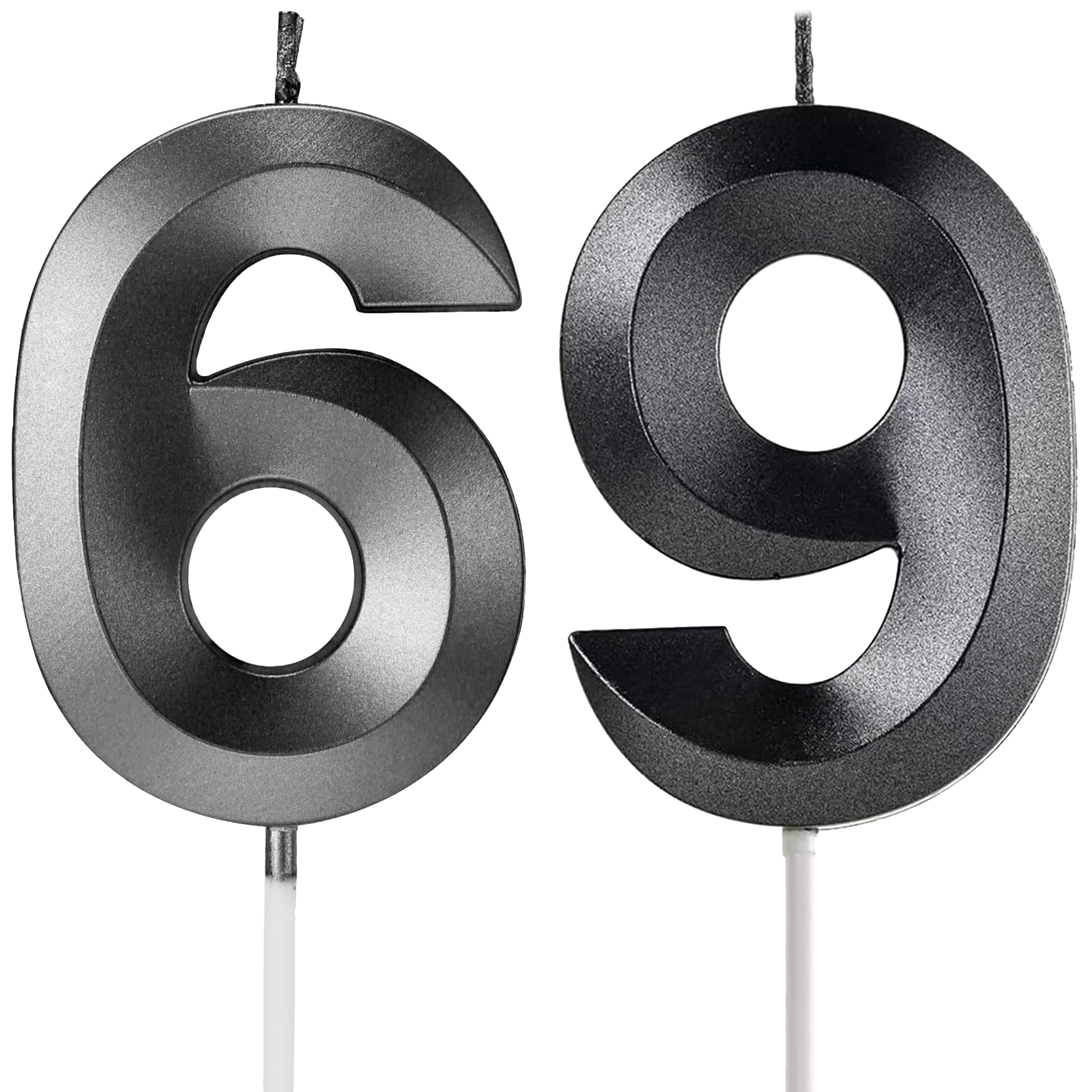 Birthday Candles Number Candles Age Year for Cakes Happy Birthday 3D Designed Wedding Anniversary Party Cake Topper Decorations