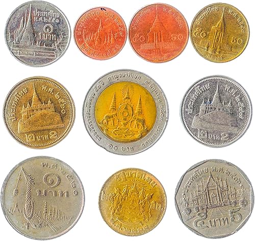Miniatura 105 de Turquía 10 Monedas Mixtas Moneda Turca Antigua Kurus Bin Lira Desde 1957