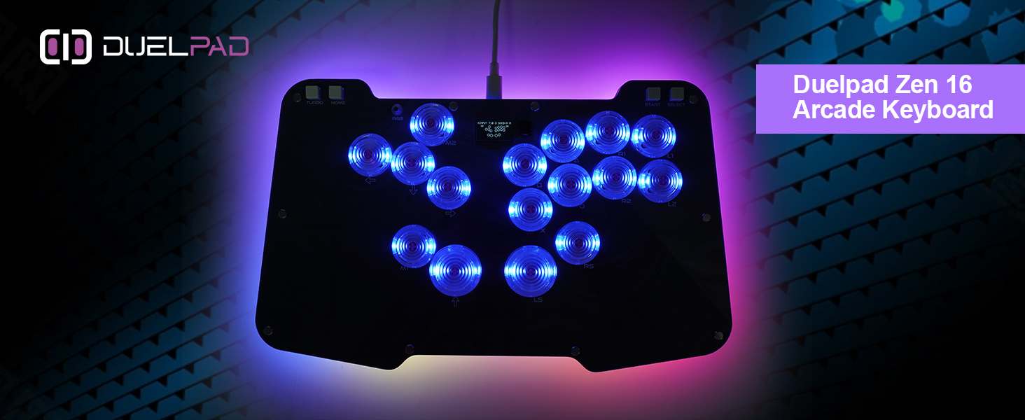 Amazon.com: Duelpad Leverless Controller Arcade Stick, Zen16