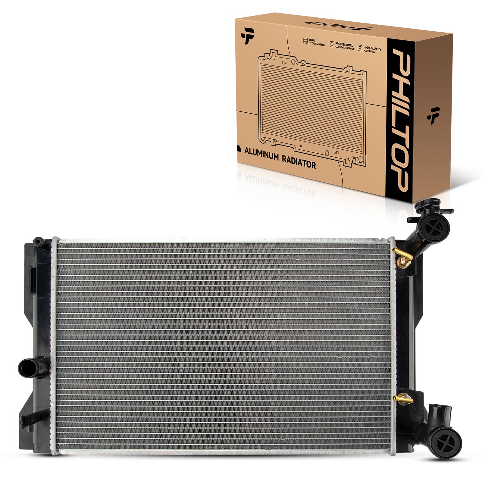 PHILTOP CU13106 Car Radiators Fit for Corolla, Matrix, Vibe