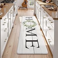 Vista 39 de KIMODE Tapete de Cocina Estilo Granja 2PCS Alfombras de Cocina Anti Fatiga Antideslizantes Impermeables Tapete de Piso de Cocina Acolchado Cómodo