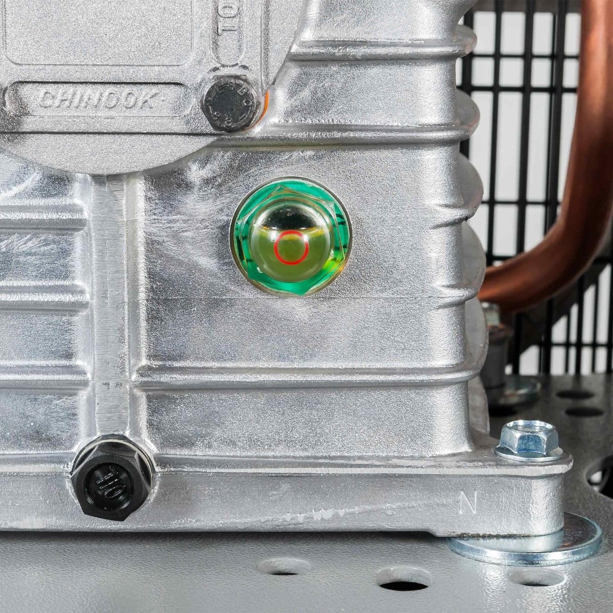 Airpress® Compressore ad aria compressa 5,5 CV 4 kW 11 bar 270 litri caldaia 400 Volt grande compressore a pistone lubrificato ad olio HK 700-300