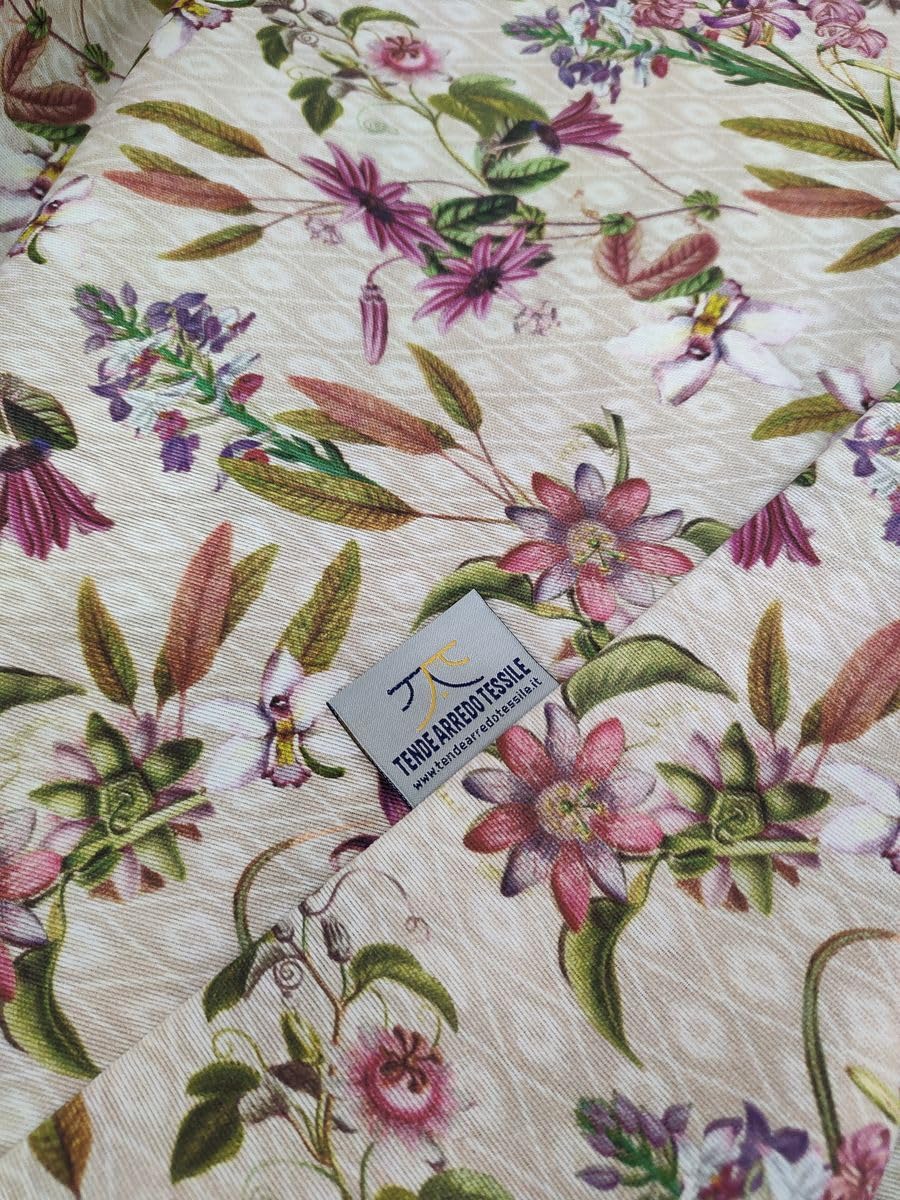 Tende Arredo Tessile - Granfoulard Sofa Cover (360 x 275 cm) High Quality Fabric, Various Patterns and Colours, 80% Cotton, Made in Italy - 5