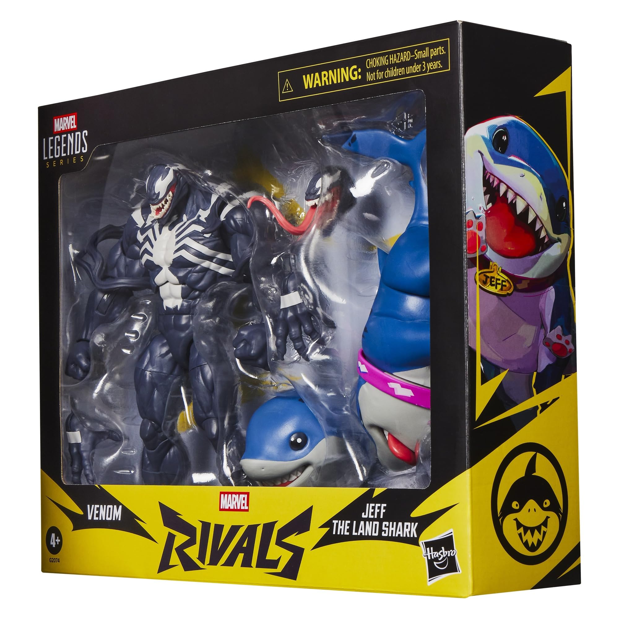 Marvel Legends Series Marvel Rivals Venom & Jeff the Land Shark, vom Videospiel inspirierte Action-Figuren (15 cm) zum Sammeln