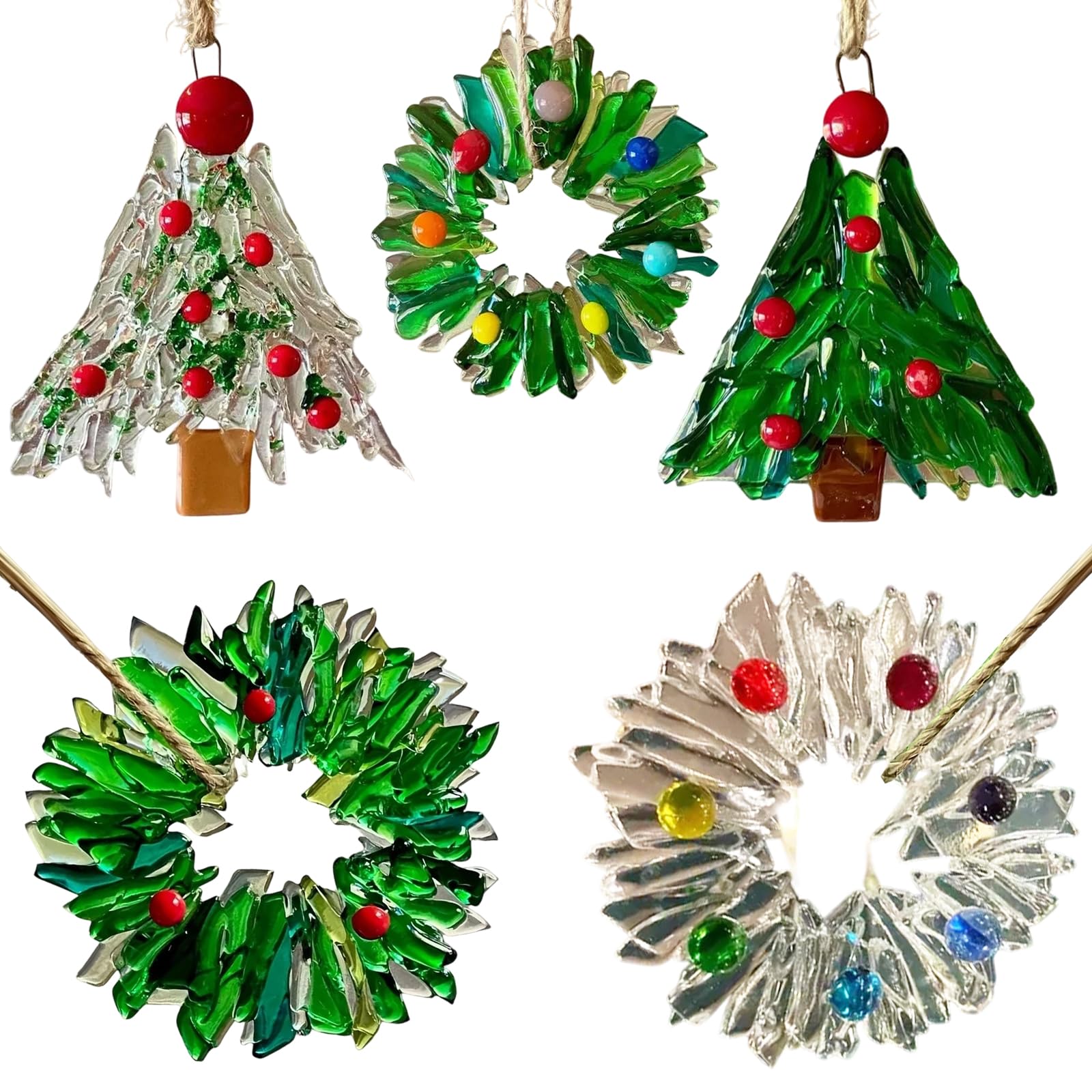 carotoe Weather Resistant Holiday Acrylic Tree Ornament Shatterproof Accessories Festival Hanging Decoration Christmas Tree Ornament