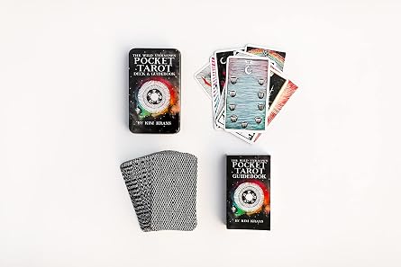 The Wild Unknown Pocket Tarot: A Portable 78-Card Tarot Deck in an Eco-Friendly TinHand-Drawn Nature and Animal Imagery, Bonus Justice Card, and Guidebook