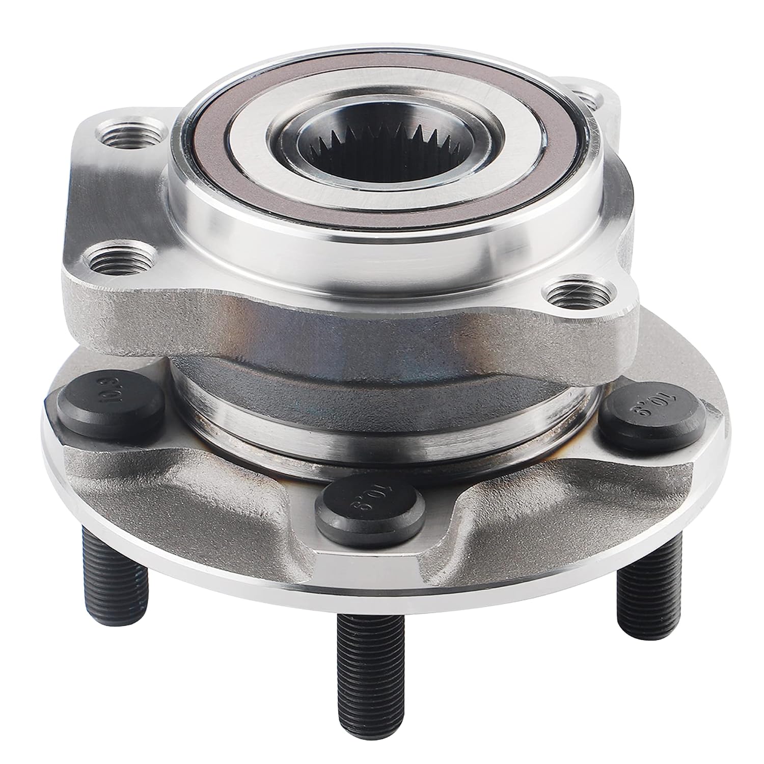 Richeer 513303 Front Wheel Hub & Bearing Assembly Replacement for 2009-2014 Forester 2005-2014 Legacy 2005-2014 Outback 2013 XV Crosstrek 2008-2014 Impreza (Exc. STI Models) 5 Lug - 1PCS Set