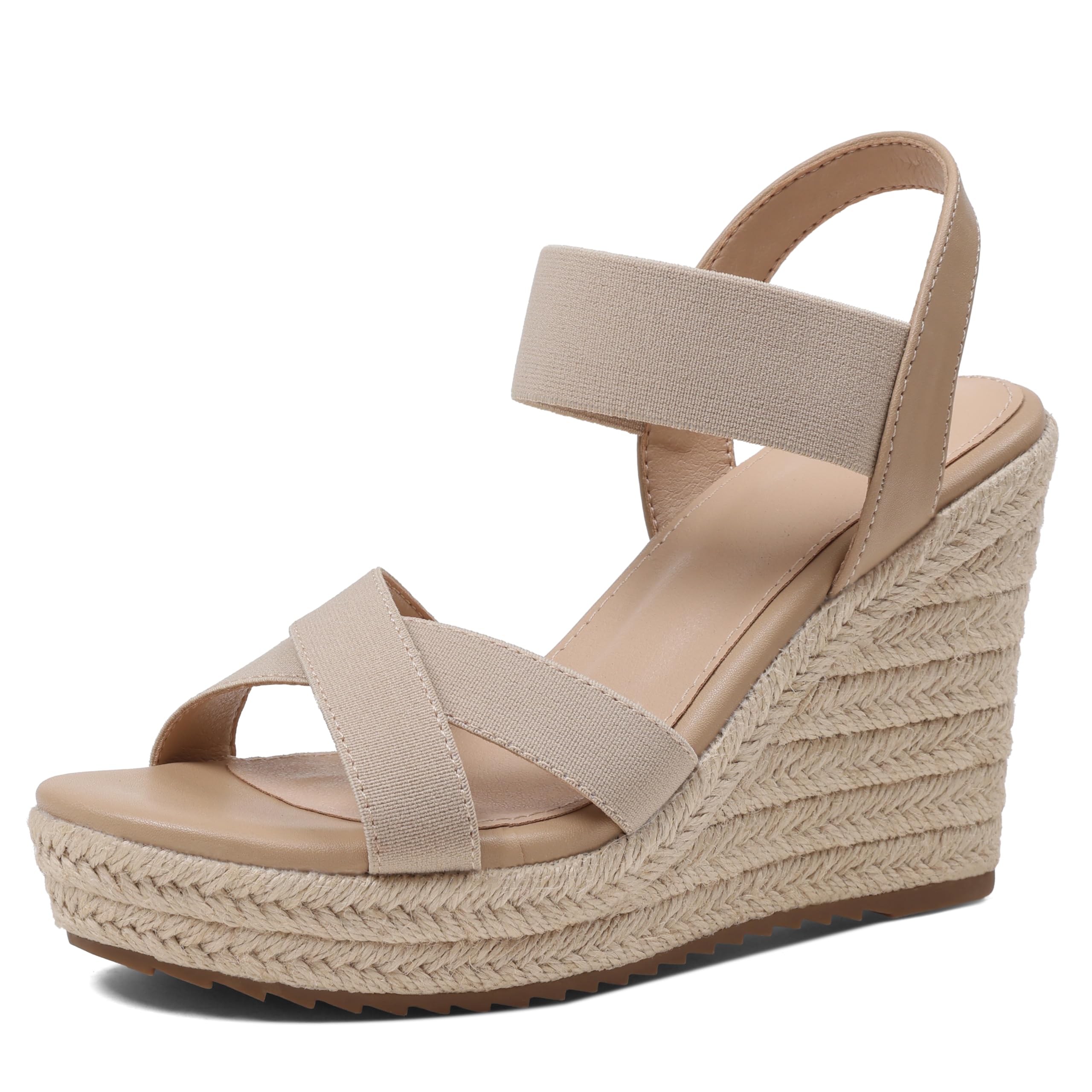 mikarka Women's Open Toe Espadrilles Wedge Sandal