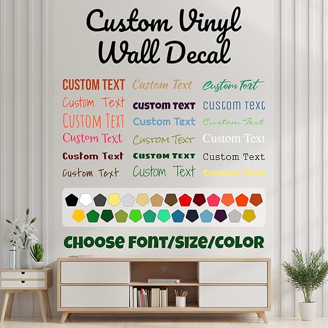 Custom Vinyl Wall Decal Stickers for Walls, Windows, Cars & More, Person...