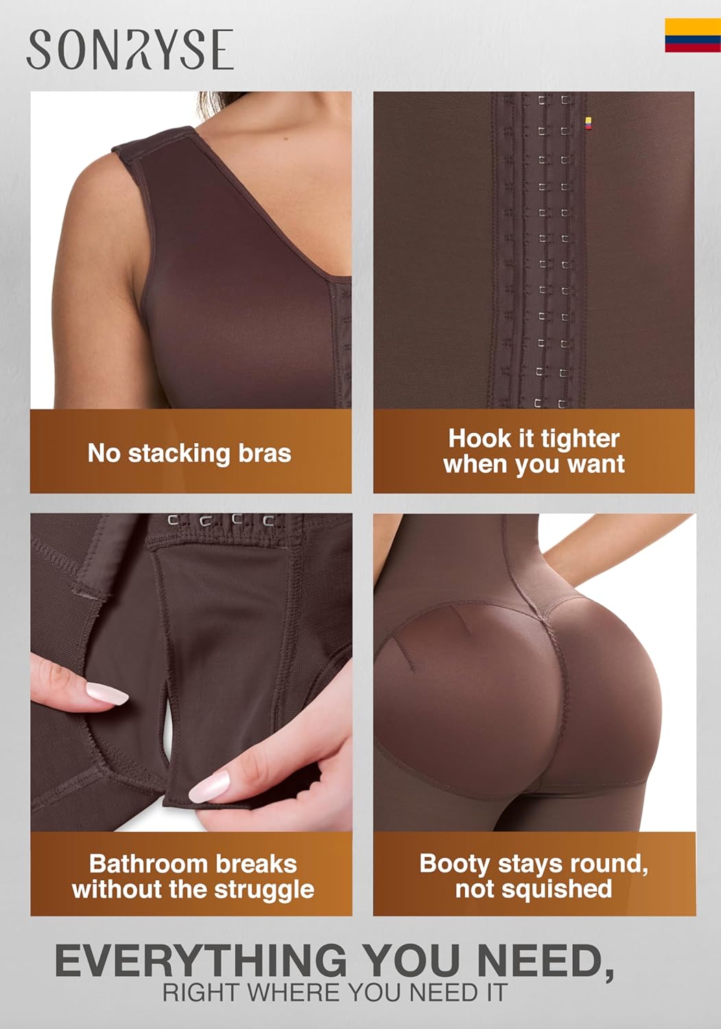 Sonryse Faja Colombianas Post Surgery Compression Garment Stage 2 Fajas Reductoras y Moldeadoras - Image 3