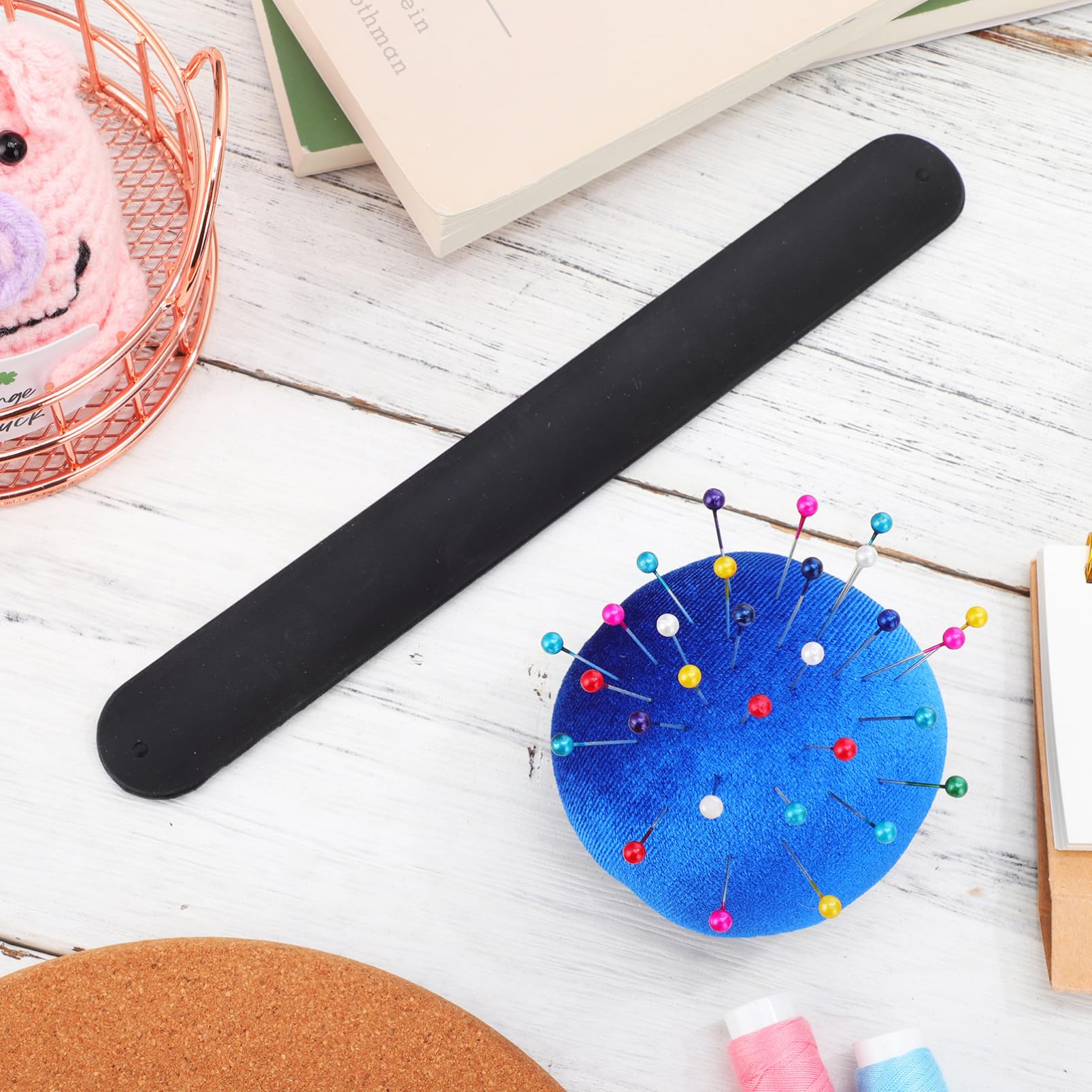 Tofficu Alfiletero De Muñeca De 4 Piezas Con Relleno De Algodón Pp: Alfiletero De Costura Ajustable Para Manualidades Acolchado Y Sastrería Herramienta De Costura Manual Cómoda