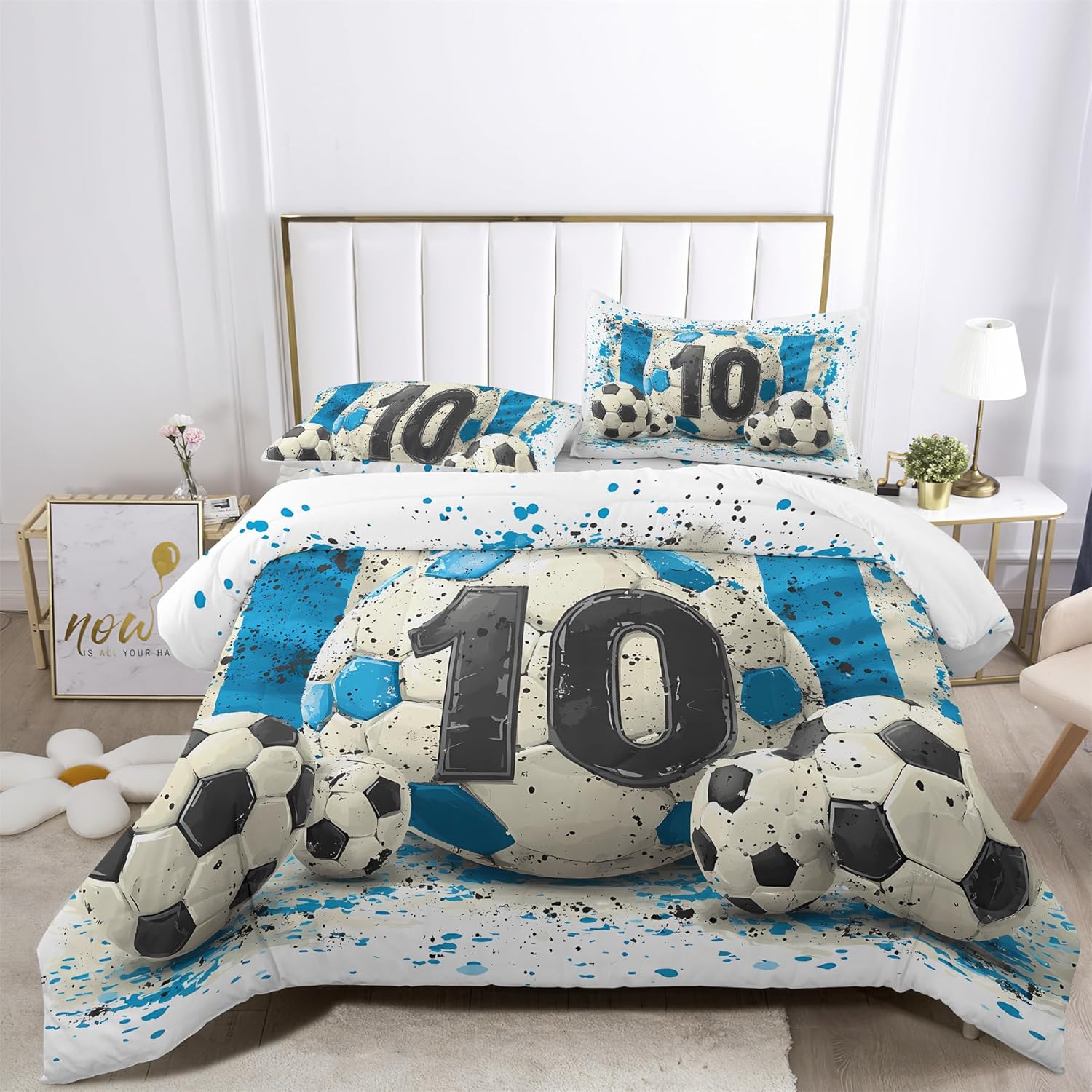XIICOO Spider Web Tarantula Print Comforter Set Black Spider Animals Bedding Set 1 Comforter+2 Pillowshams(3Pcs) or Sheet (4Pcs) (A,QUEEN-3PCS)