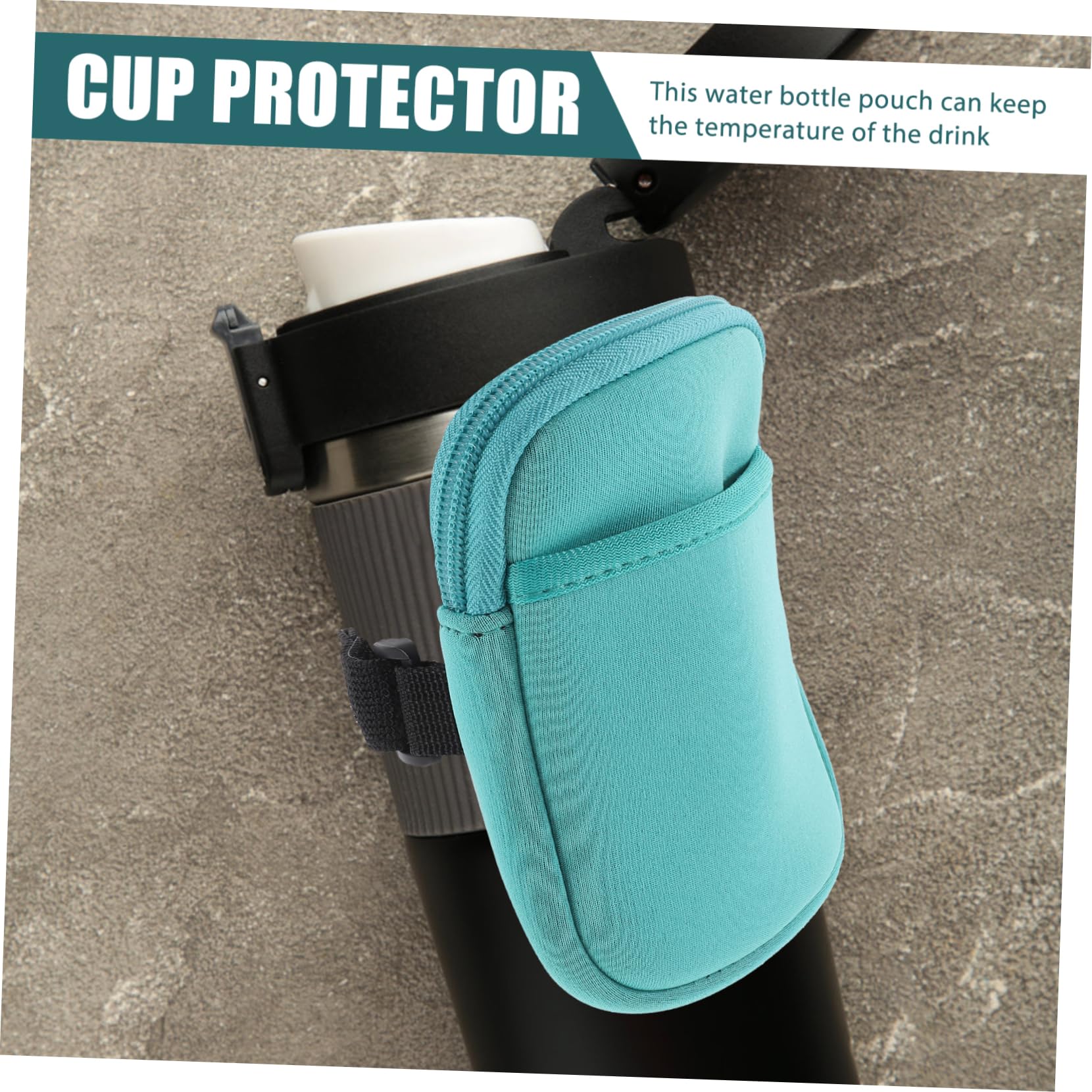 YARNOW 6pezzi Pouch Antiscivolo per Bottiglie Sacchetto Protettivo Multi-Funzione per Tazze Isolamento Termico per attività Indoor e Outdoor Materiale Resistente