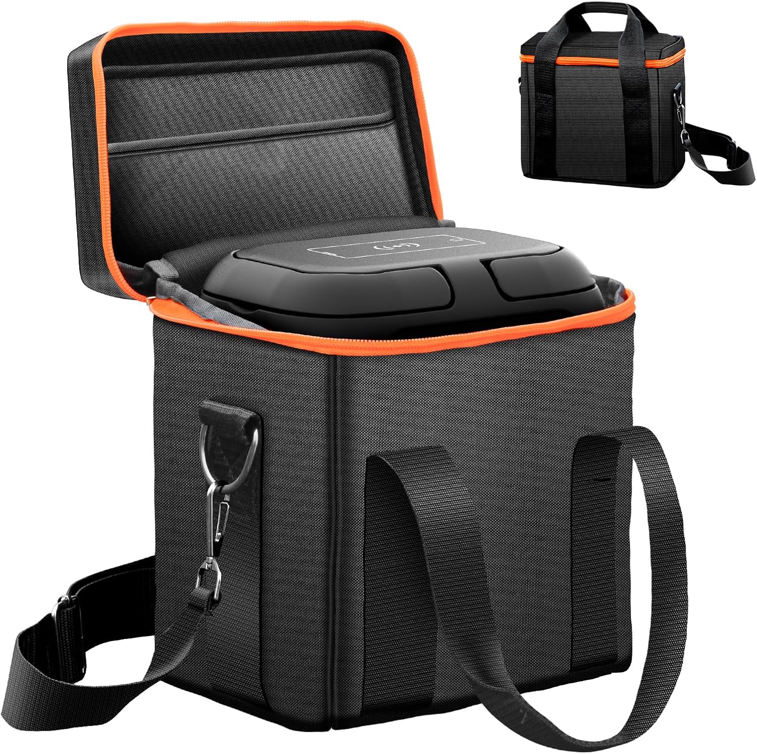 Portable Power Station Carrying Bag, Easy Carrying for Your Power Bank, 8.07×4.92×6.89inch, Storage Case for Camping Essentials,Battery Protective Cover&Carrying Case Bag for Travel Water Resistant