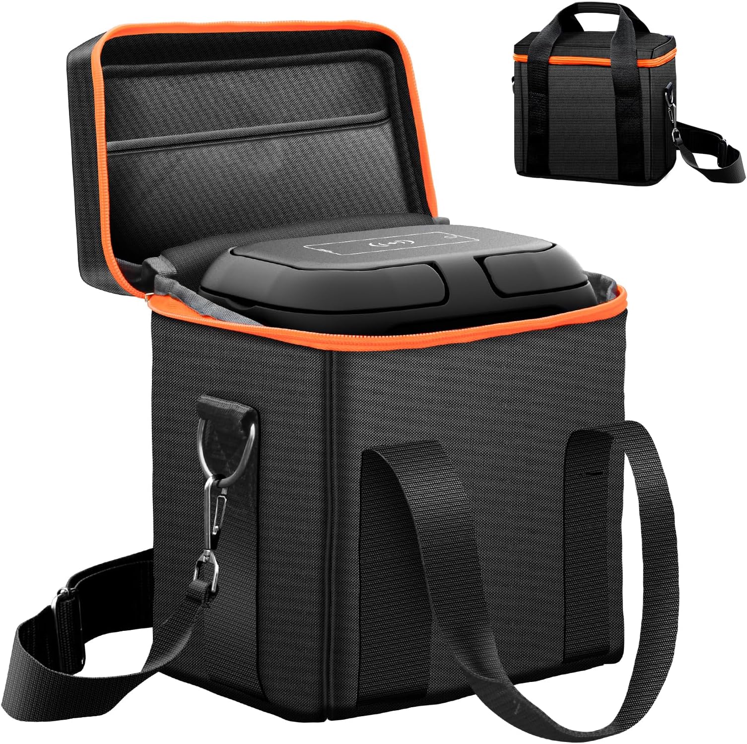 Portable Power Station Carrying Bag, Easy Carrying for Your Power Bank, 8.07×4.92×6.89inch, Storage Case for Camping Essentials,Battery Protective Cover&Carrying Case Bag for Travel Water Resistant
